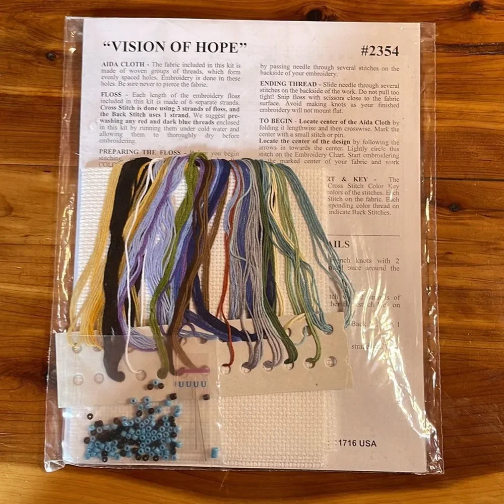 Design Works Counted Cross Stitch Kit 11 Count - Vision of Hope - New